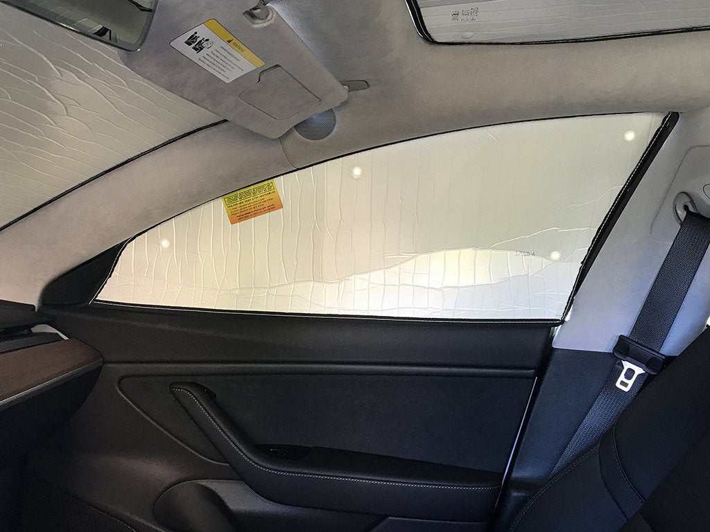 model 3 glass roof sunshade review