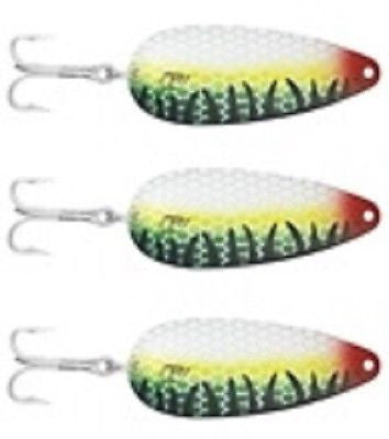 Eppinger 3 Rok't Dardevle Black Perch Spoons 1 3/4 oz 3 5/8" x 1 1/4" 0H-59