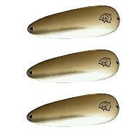 Three Eppinger Dardevlet Brass Fishing Spoon Lures 3/4 oz 2 7/8" 1-23