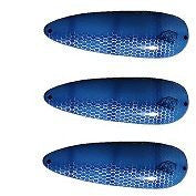 Three Eppinger Dardevle Blue Herring Scale Fishing Spoon Lures 1 oz 3 5/8" 0-32