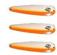 Three Eppinger Troll Devle Glow/Orange Fishing Spoons 1 1/2 oz 4 1/2" 63-304