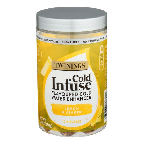 Cold Infuse Lemon & Ginger Tea 12 Bags (Case of 6) By Twinings Tea