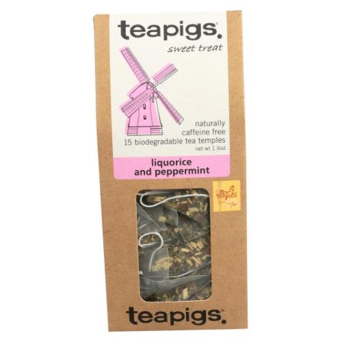 Tea Liquorice And Peppermint 15 Bags (Case of 6) By Teapigs