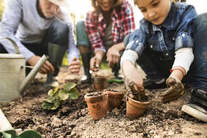 Gardening with children