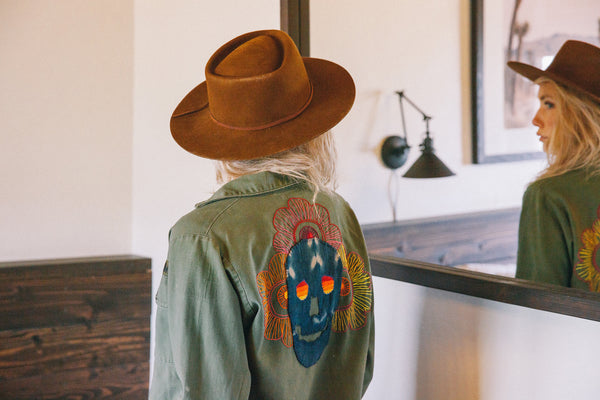 Crawford Denim and Vintage Co. Psychedelic Skulls