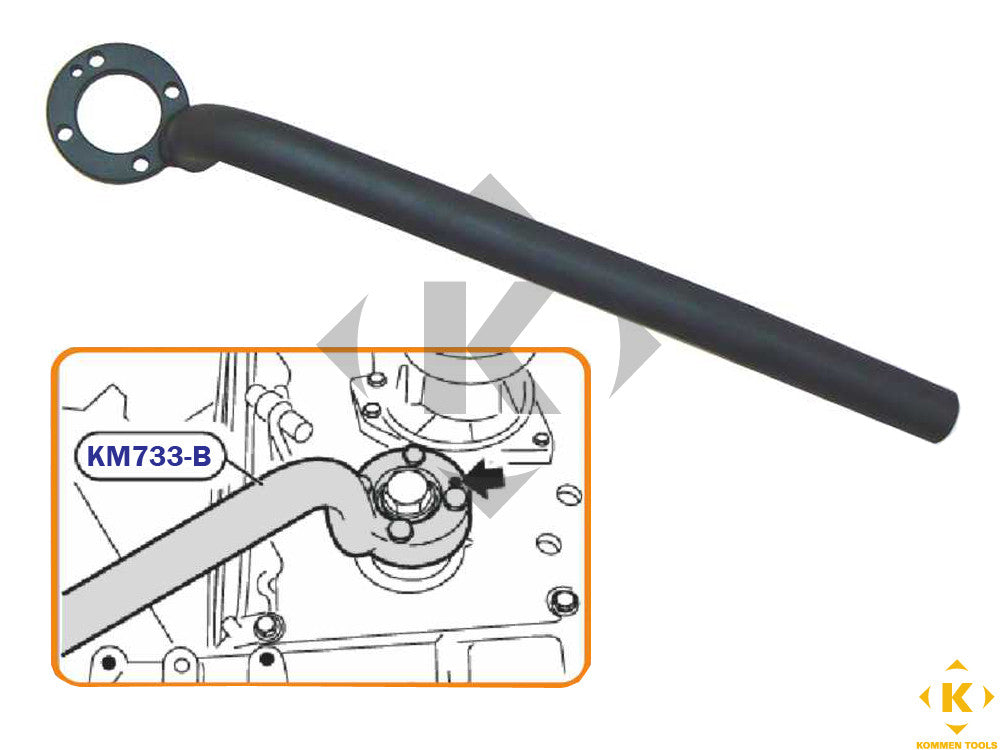 Bmw pulley holding tool #3