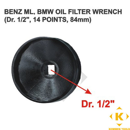 Mercedes Freightliner M642 Diesel 84mm Oil Filter Socket Wrench Cartridge Tool