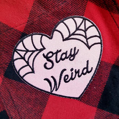Wear your weird with this free stay weird patch