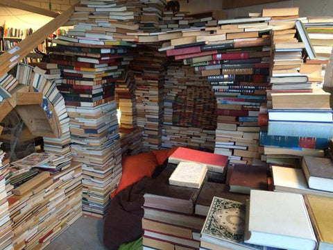 a book fort