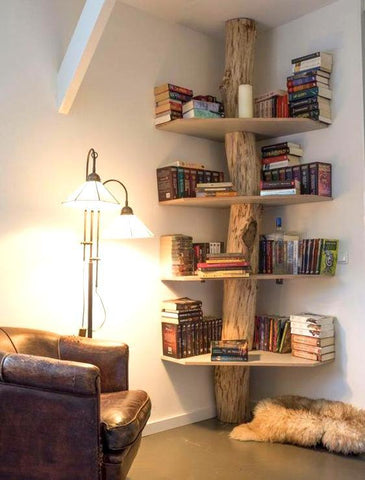 a book tree is the perfect way to store books