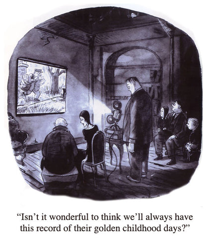 Original cartoon by Chas Addams