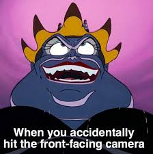 When you hit the front facing camera.... from the Jubly-Umph blog