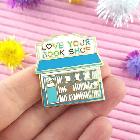 love your bookshop day exclusive pin by Jubly-Umph
