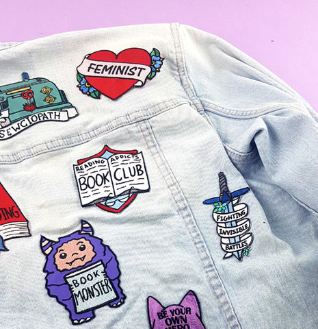 these new patches are perfect for jackets and bags