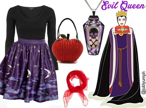 Evil Queen disneybounding costume ideas