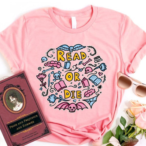 read or die womens tshirt