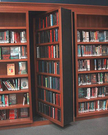 the secret passage in San Jose University library