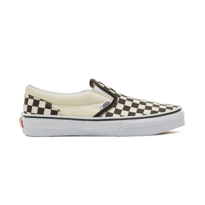 youth black and white checkered vans