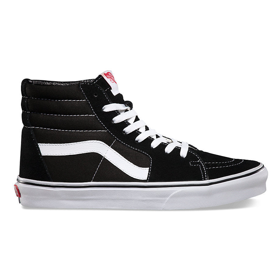 VANS SK8-HI BLACK/TRUE WHITE 