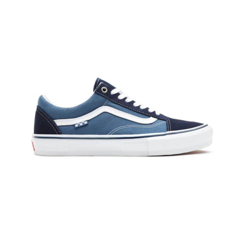 vans skate old skool navy white