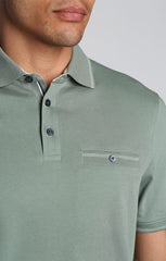 Green Luxe Cotton Interlock Polo - setonescap
