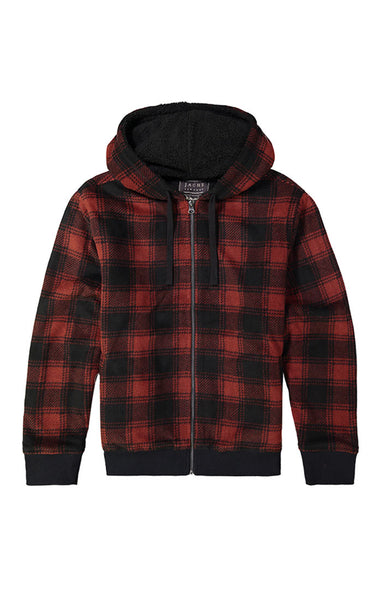 Red Buffalo Plaid Sherpa Lined Fleece 