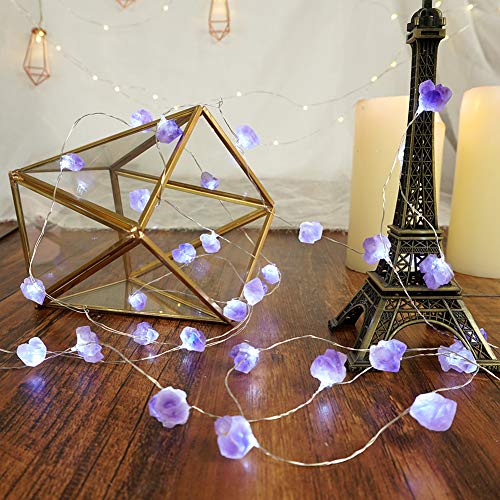 string of crystals decoration