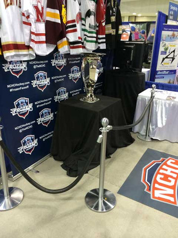 2015 Frozen Faceoff Trophy Stanchions And Rope