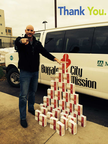 Pro Charities Kutoa Donation Thanksgiving 2014 Buffalo City Mission