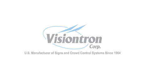 Visiontron Standard Return policy via Pro Stanchions
