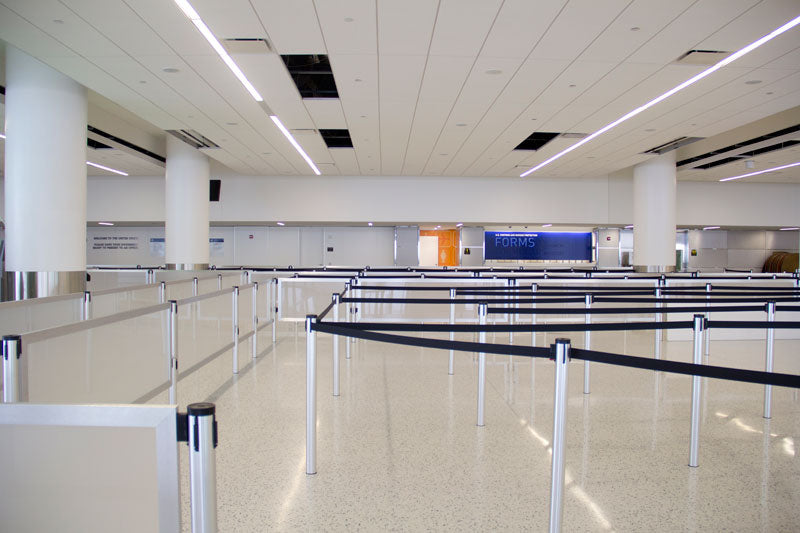 Airport Stanchions JFK Airport Visiontron Retracta Belt