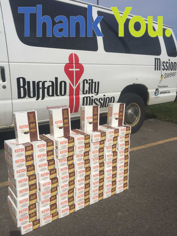 804 Kutoa Health Bar Donation Buffalo City Mission April 2016