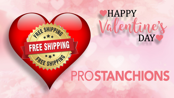 Free Shipping Valentines Day 2018 Crowd Control Stanchions