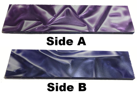 Blue Purple Swirl Knife Scales Set
