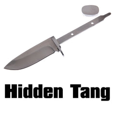 Hidden Tang Knife Blanks Kits