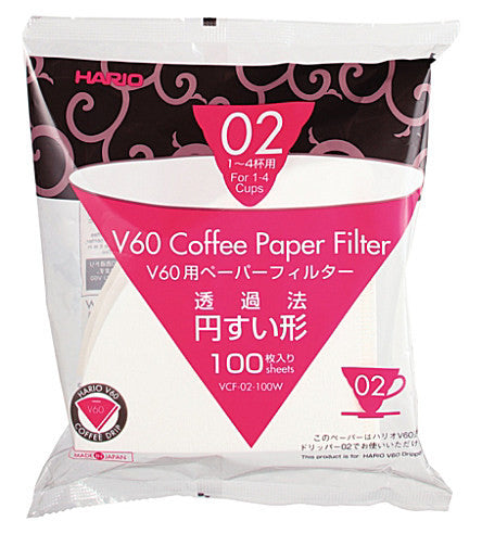 Buy Hario V60 02 Paper Filter 100 Pcs Redber Co Uk Redber Coffee