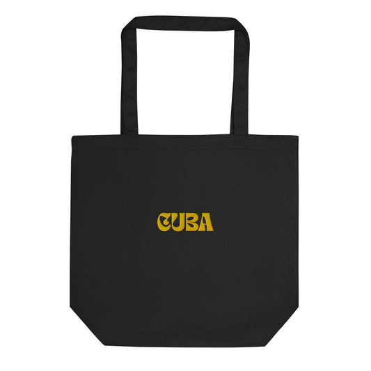 Cuba Embroidered Eco Tote Bag