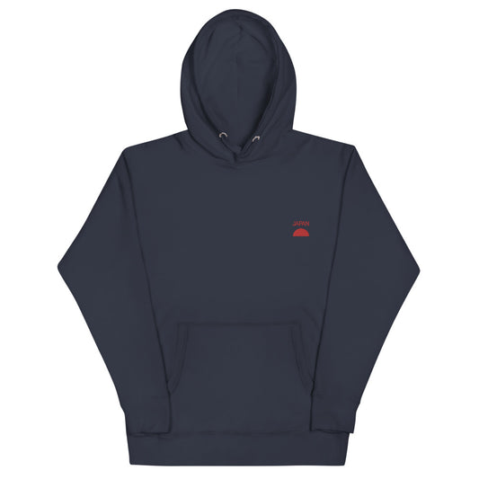 Japan Sun Embroidered Hoodie