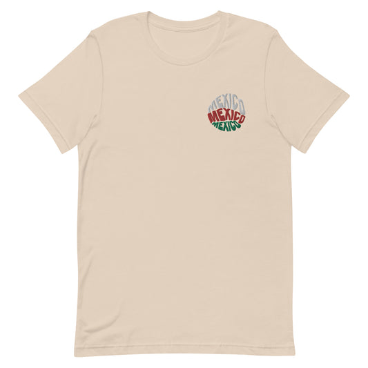 Mexico Mexico Mexico Embroidered T-Shirt