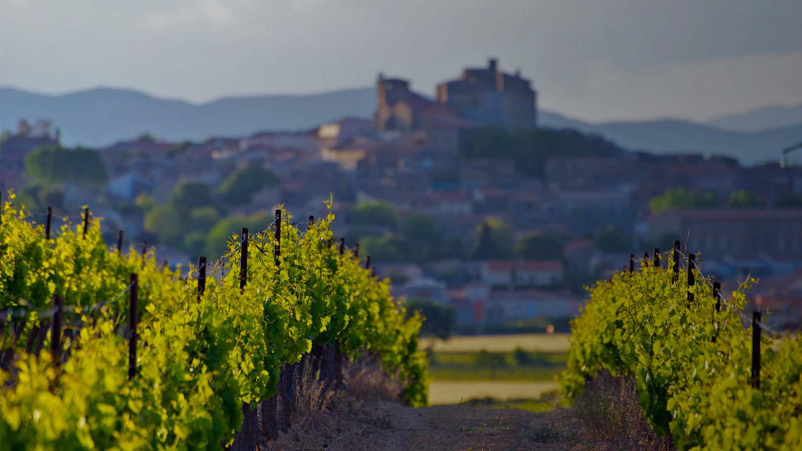 Vista de la Provenza francesa