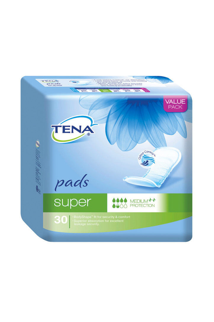 Tena Lady Super Pads 30 Pack Astley Mobility