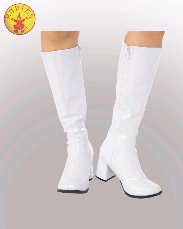 womens white gogo boots