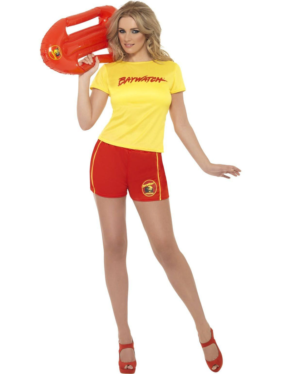 Licensed Baywatch Lifeguard Costume Womens Beach Patrol Fancy Dress Disguises Costumes Hire 6650