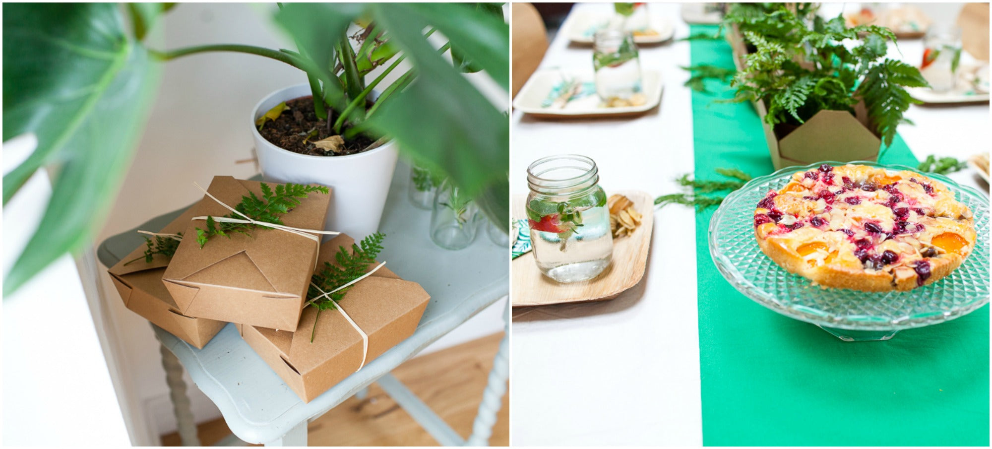 Pretty Green Botanical Party Ideas