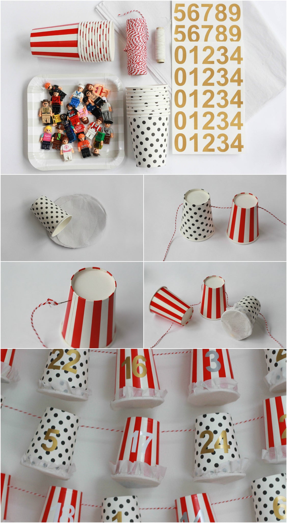 Easy Advent Calendar Tutorial Paper Cup Calendar