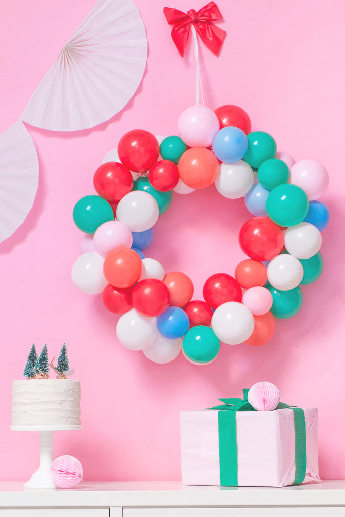 Balloon Wreath Tutorial DIY