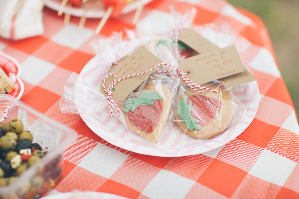 Strawberry Biscuits Party Food