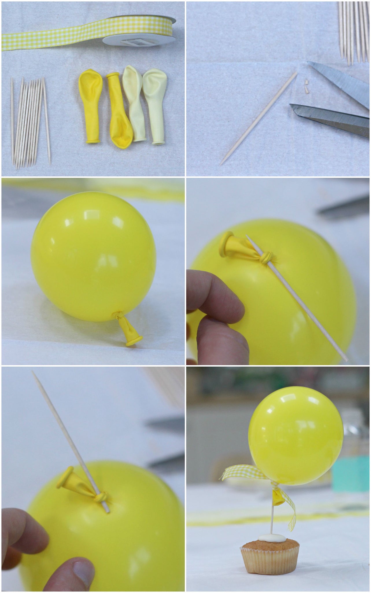 Balloon Cupcake topper DIY Tutorial