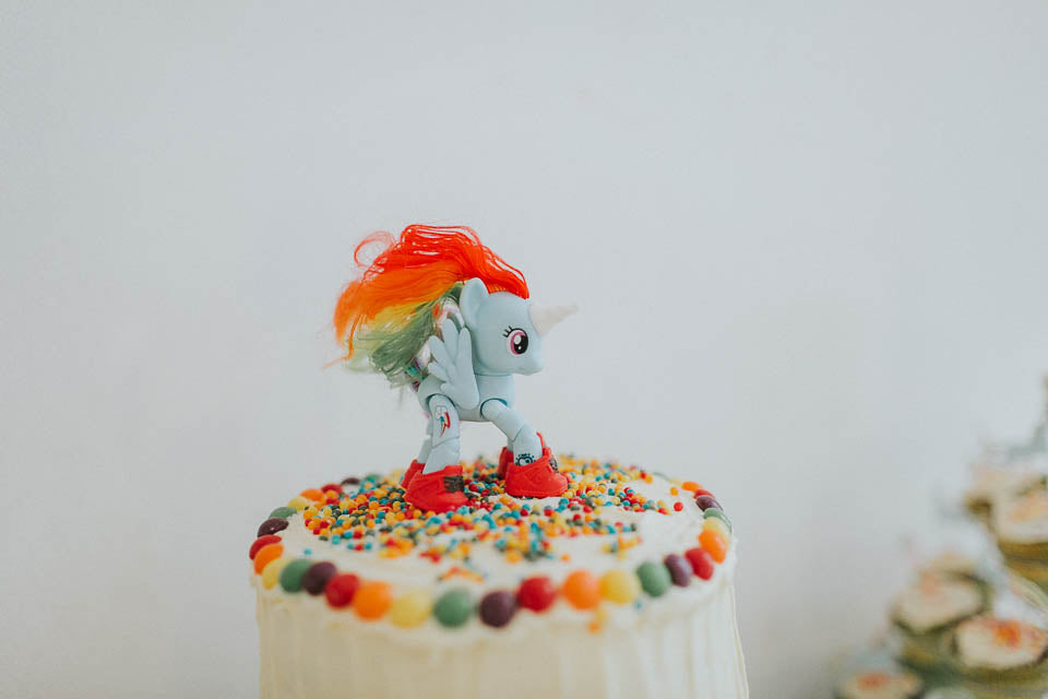 Rainbow Birthday Cake