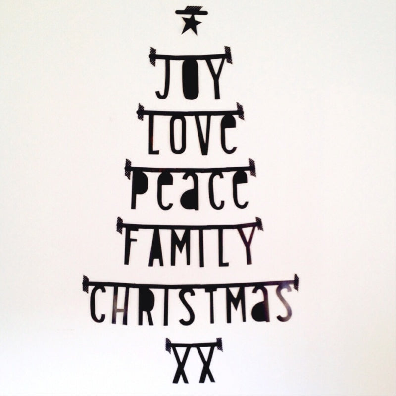 Xmas Decoration Letter Banner